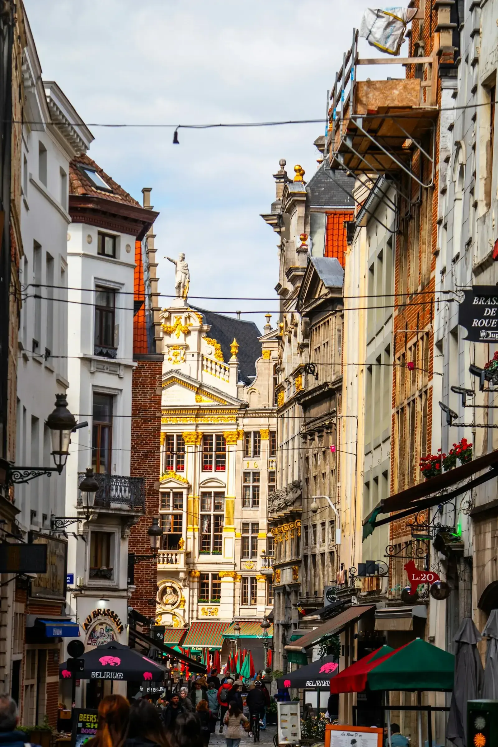 Historic Flemish city architecture in Belgium, representing the Flanders region's new Single Permit filing fee