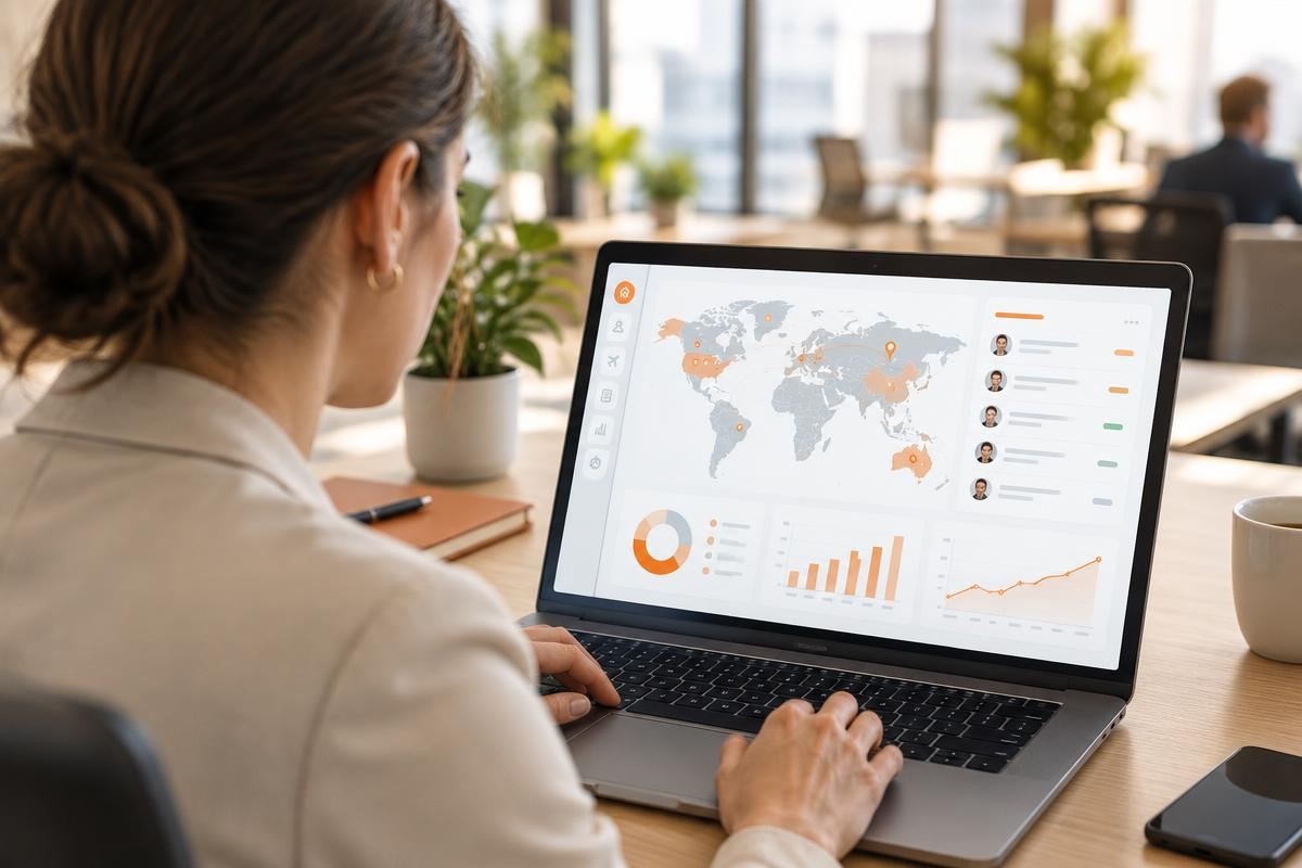 xpath.global mobility dashboard open on a laptop