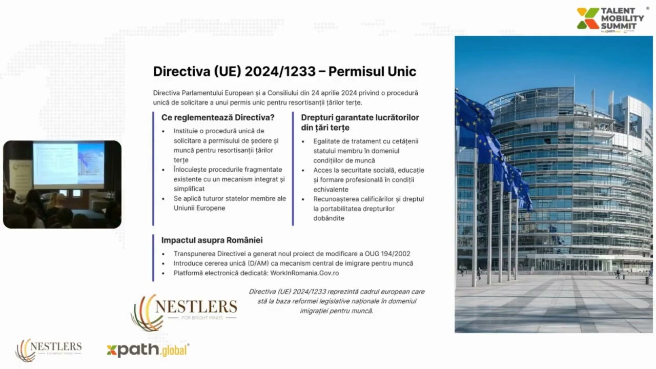 Noile propuneri legislative si transpunerea directivei privind permisul unic in Romania
